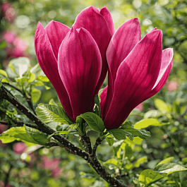 Магнолия лилиецветная Nigra