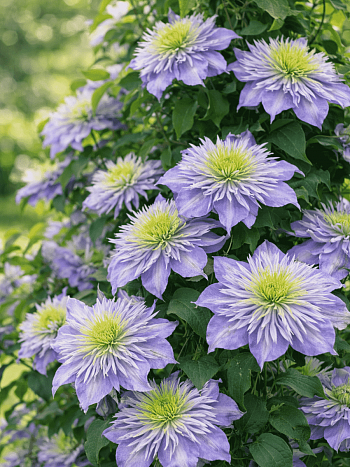 Клематис Cristal Fountain