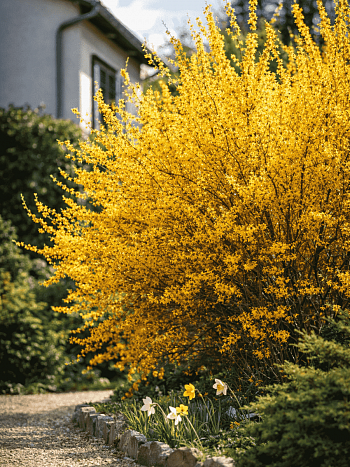 Форзиция промежуточная Spectabilis