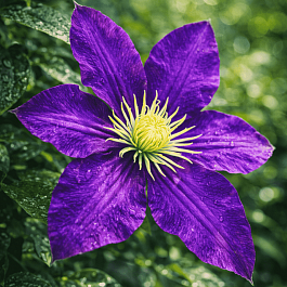 Клематис гибридный Hakuookan