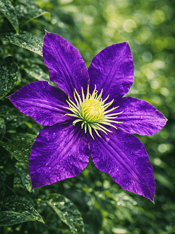 Клематис гибридный Hakuookan