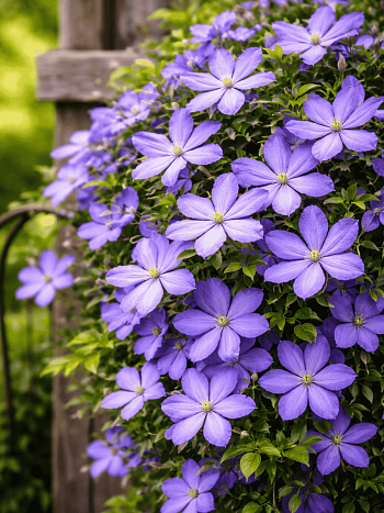 Клематис гибридный Mrs Cholmondeley