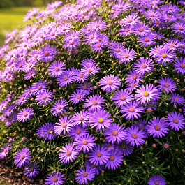 Астра кустарниковая Early Blue