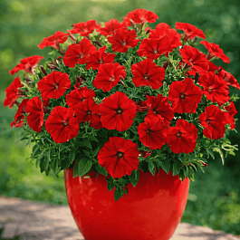 Петуния Potunia Dark Red (Кашпо)