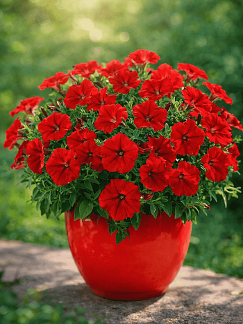 Петуния Potunia Dark Red (Кашпо)