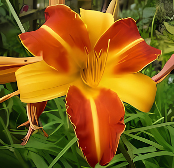 Лилейник гибридный Bicolor Лилейник гибридный Bicolor