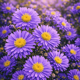 Астра Ново-бельгийская Marie Ballard