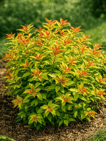 Спирея японская Goldflame