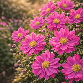 Анемона японская Prinz Heinrich