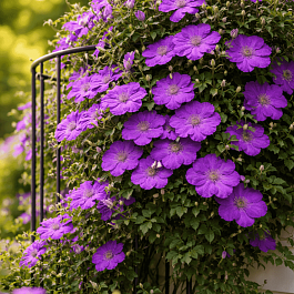 Клематис гибридный Generał Sikorski