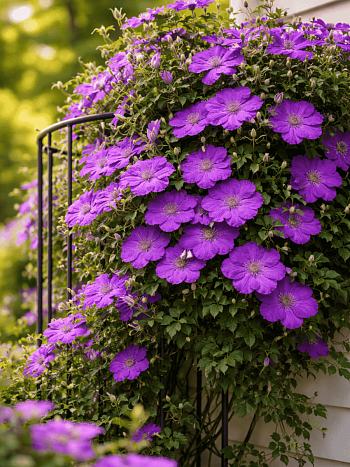 Клематис гибридный Generał Sikorski