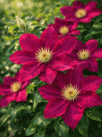 Клематис гибридный Mazowsze