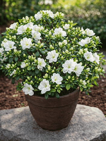 Азалия японская Schneeperle