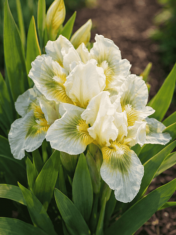 Ирис карликовый Green Spot