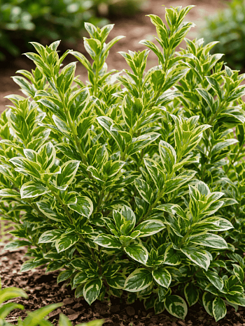 Самшит вечнозеленый Aureovariegata