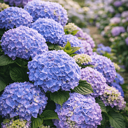 Гортензия крупнолистная Blauer Zwerg