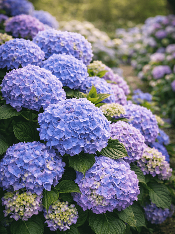 Гортензия крупнолистная Blauer Zwerg