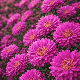 Астра Ново-бельгийская Henry I Pink