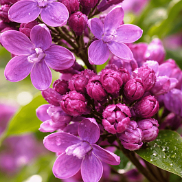 Сирень обыкновенная Колхозница