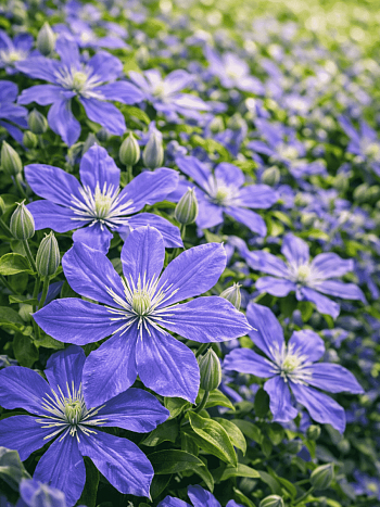 Клематис цельнолистный Arabella