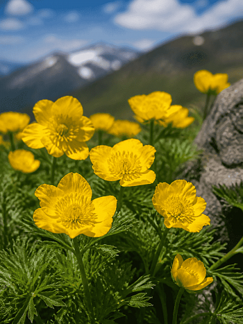 Купальница карликовая