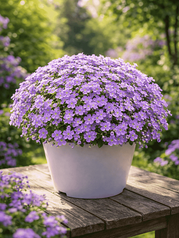 Аубриета Blue White Bicolour