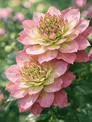 Клематис Pistachio cake