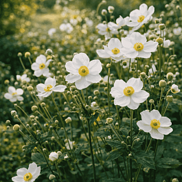 Анемона японская Honorine Jobert
