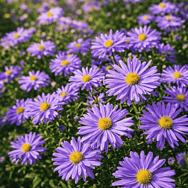 Астра кустарниковая Lady in Blue