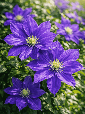 Клематис гибридный H.F. Young