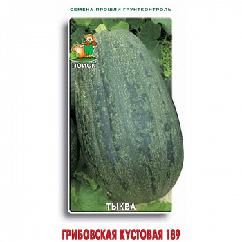 Тыква твердокорая Грибовская кустовая 189