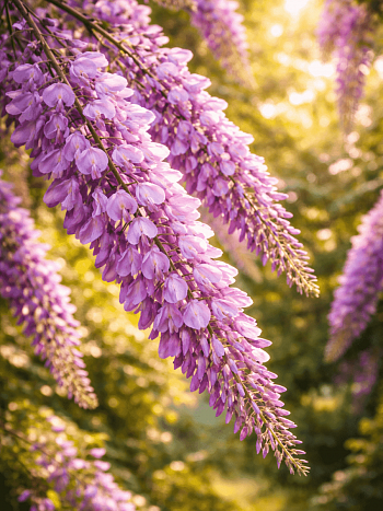 Глициния обильноцветущая Violacea Plena