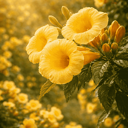 Кампсис укореняющийся Flava