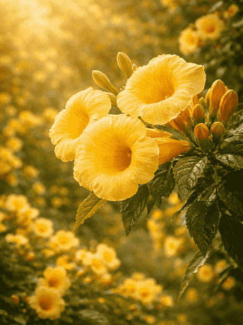 Кампсис укореняющийся Flava