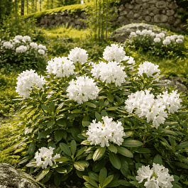 Рододендрон катевбинский Cunningham`s White