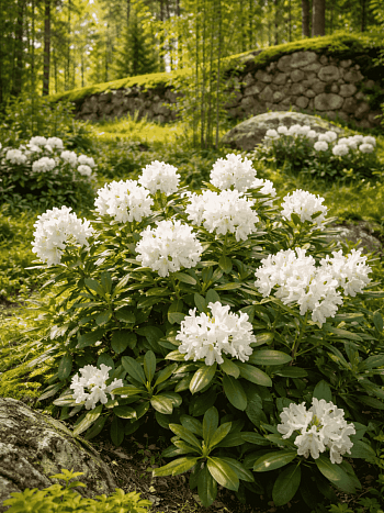 Рододендрон катевбинский Cunningham`s White