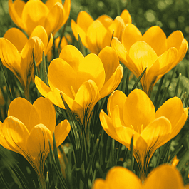 Крокус Ботанический Golden Yellow