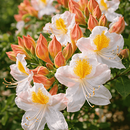 Азалия крупноцветковая Silver Slipper