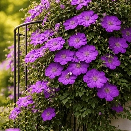 Клематис гибридный Generał Sikorski