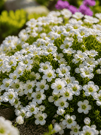 Камнеломка Арендса Pixie White
