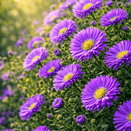 Астра Ново-бельгийская Magic Purple