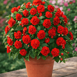 Бальзамин Musica Elegant Red 