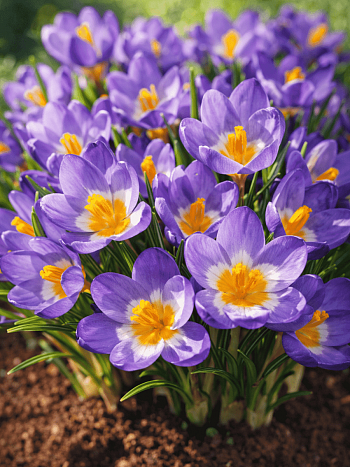 Крокус Ботанический Sieberi Tricolor