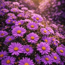 Астра кустарниковая Anneke