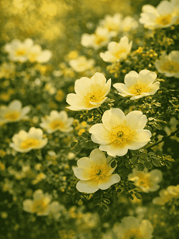 Лапчатка кустарниковая Primrose Beauty