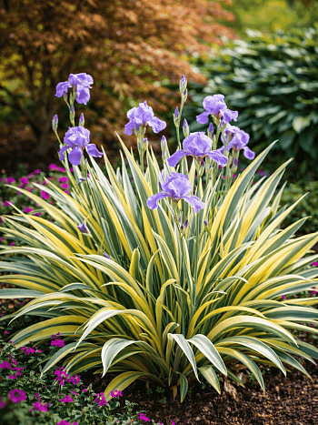 Ирис бледный Aureovariegata