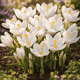 Крокус крупноцветковый Jeanne d'Arc