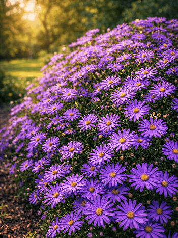 Астра кустарниковая Early Blue