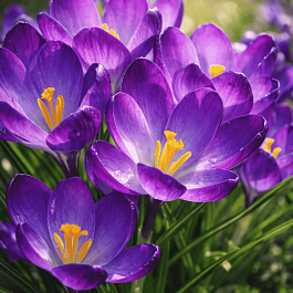 Крокус Ботанический Barr's Purple