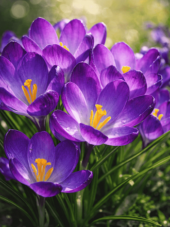 Крокус Ботанический Barr's Purple